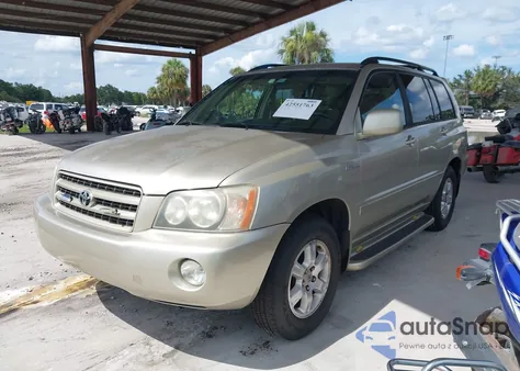 2002 Toyota Highlander Limited V6 из США, поврежденный, VIN JTEGF21AX20065260